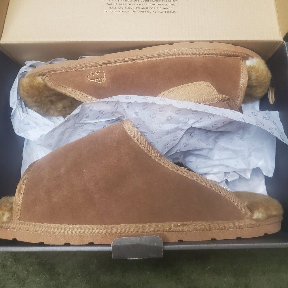 Lamo, men's size 13-14, Chestnut